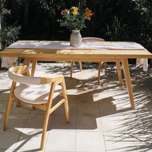 Mesa de bamboo Comedor Capri